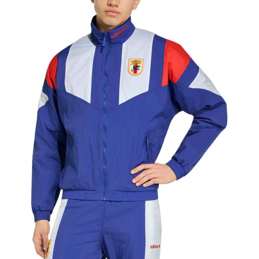 Adidas Originals EQT Jackets Men's Blue Stand Collar Moderate Other