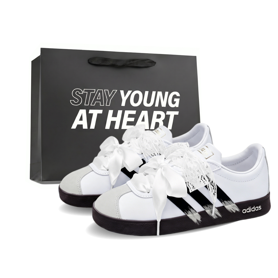 Adidas Adidas VL COURT 2.0 Skateboard Shoes Women's Low Top White