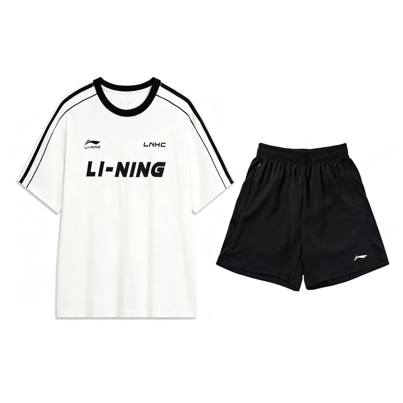 Li-Ning Li Ning Casual Sportswear Men's Crew Neck Moderate