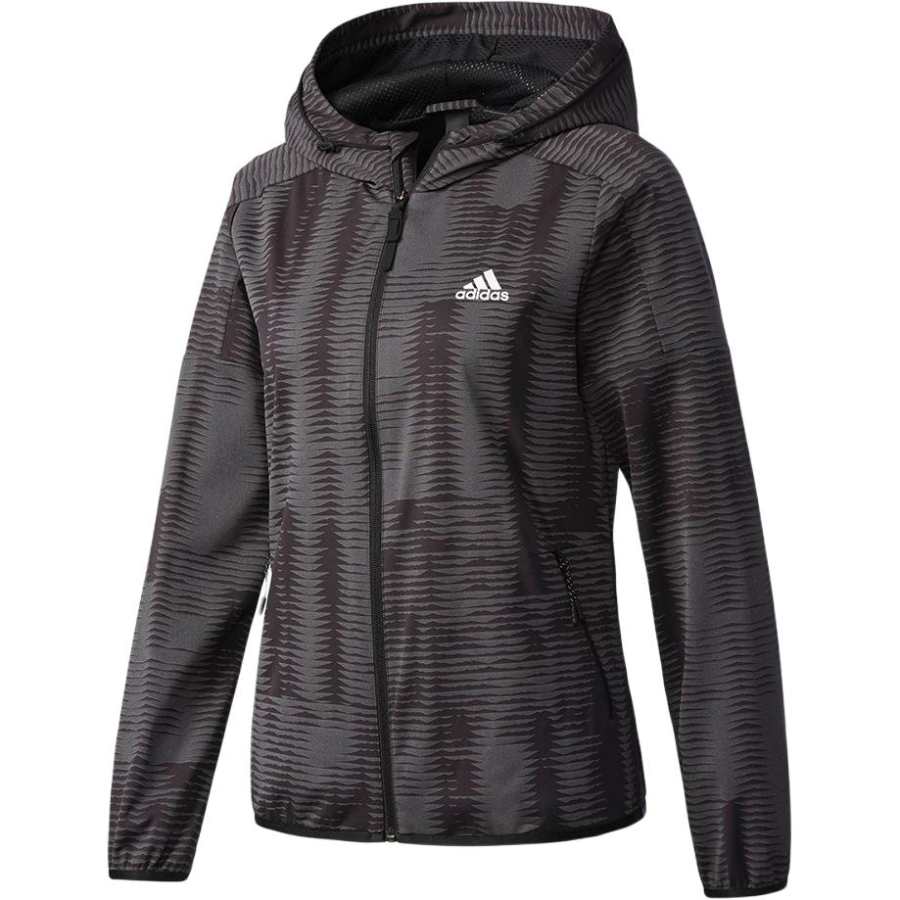 Adidas Adidas Jackets Women's Black/White Hooded Non Detachable Moderate Other