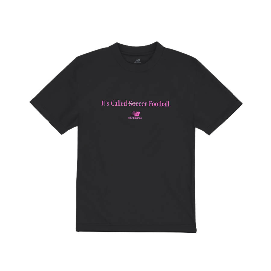 New Balance New Balance T Shirts Men's Black Crew Neck Moderate