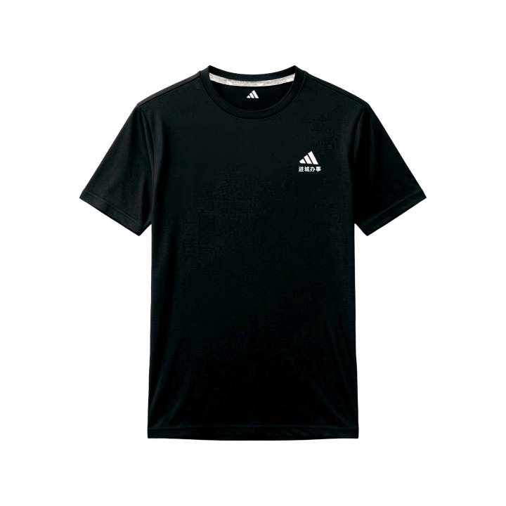 Adidas Adidas T Shirts Unisex Black Crew Neck Moderate