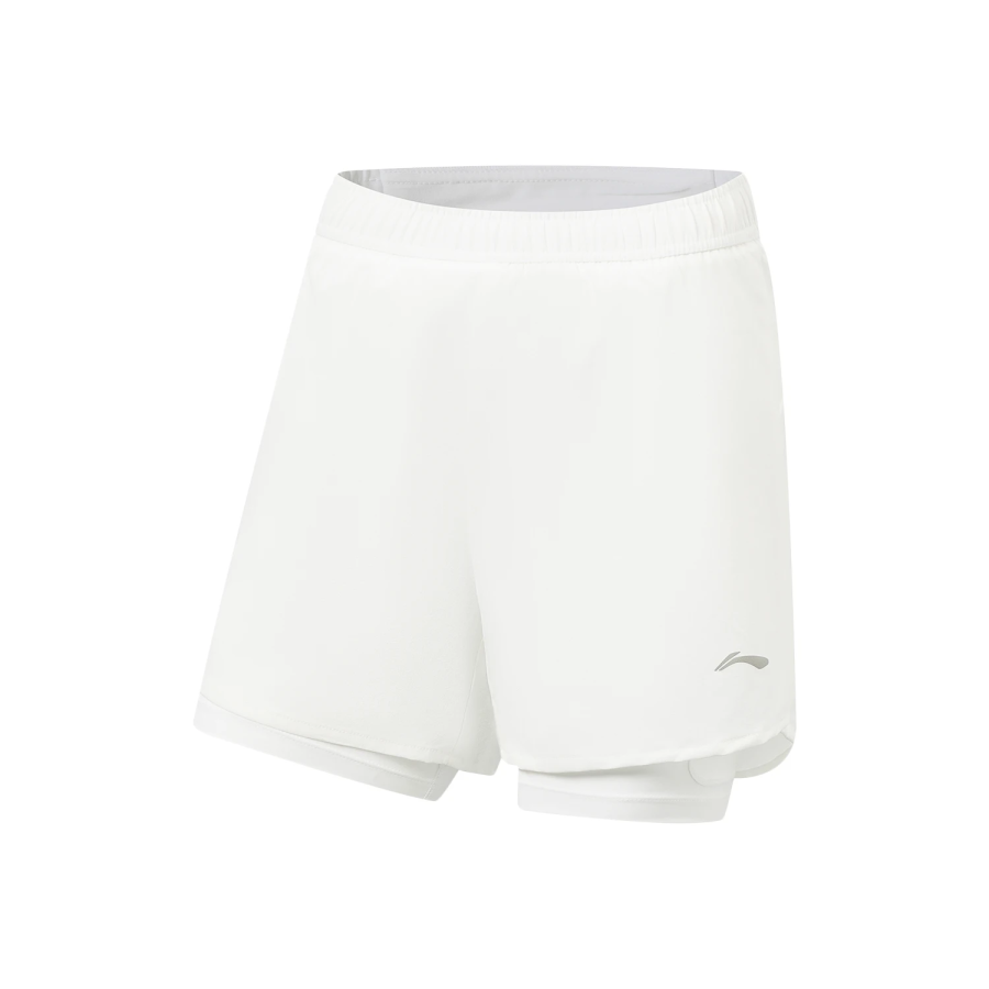 Li-Ning Li Ning Running Collection Sports Shorts Women's White Moderate Straight Fit Pants