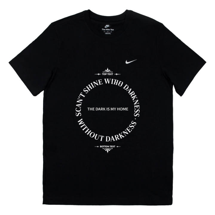 Nike Nike Sportswear T Shirts Men's Black Crew Neck Moderate