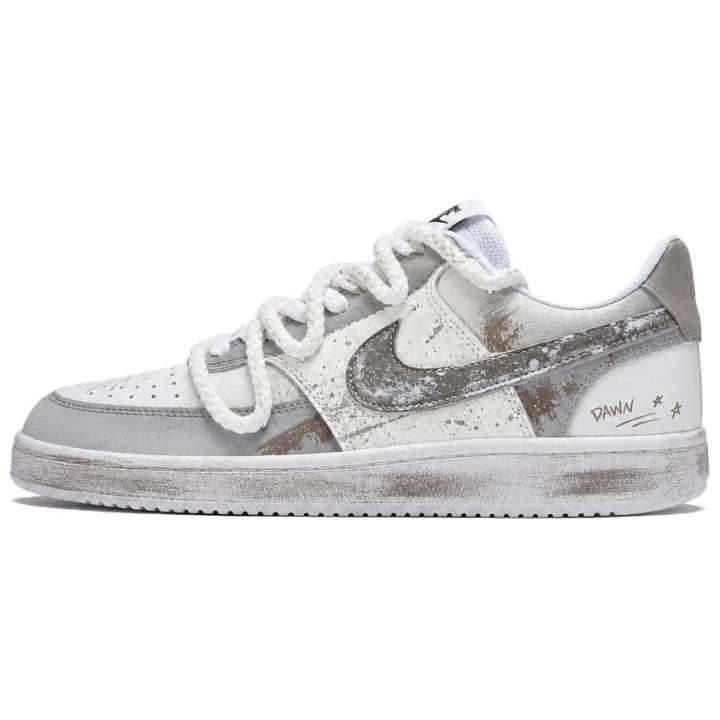 Nike Nike Court Vision 1 Skateboard Shoes Unisex Low Top White
