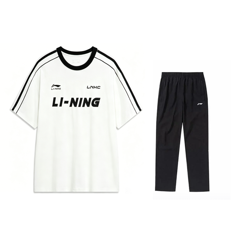 Li-Ning Li Ning Casual Sportswear Men's Crew Neck Moderate