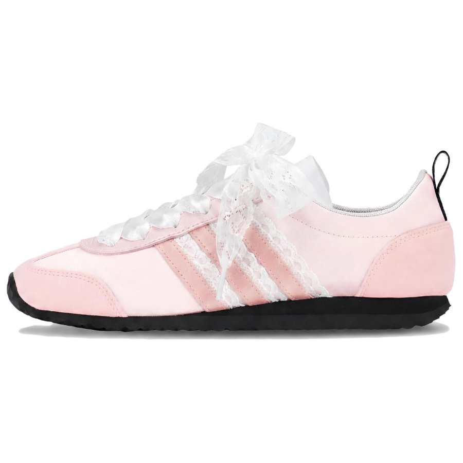 Adidas Adidas VS JOG 2.0 German Army Trainers Unisex Low Top Black/White/Pink
