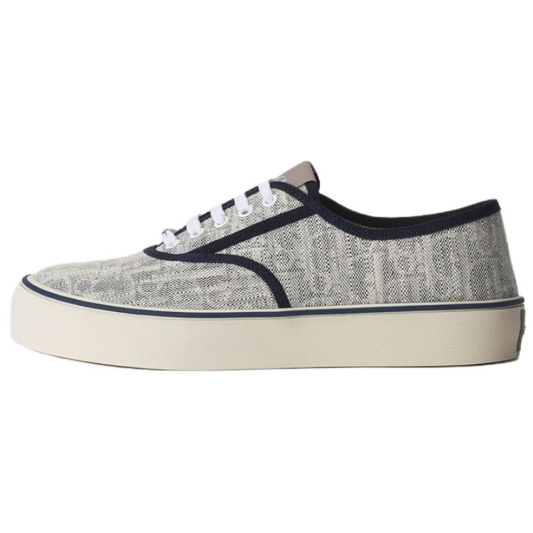 DIOR Dioriviera Canvas Shoes Unisex Low Top Gray