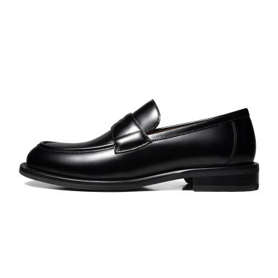 THOM WILLS British Business Old Money Style Casual Versatile Slip on Loafers Men's Black