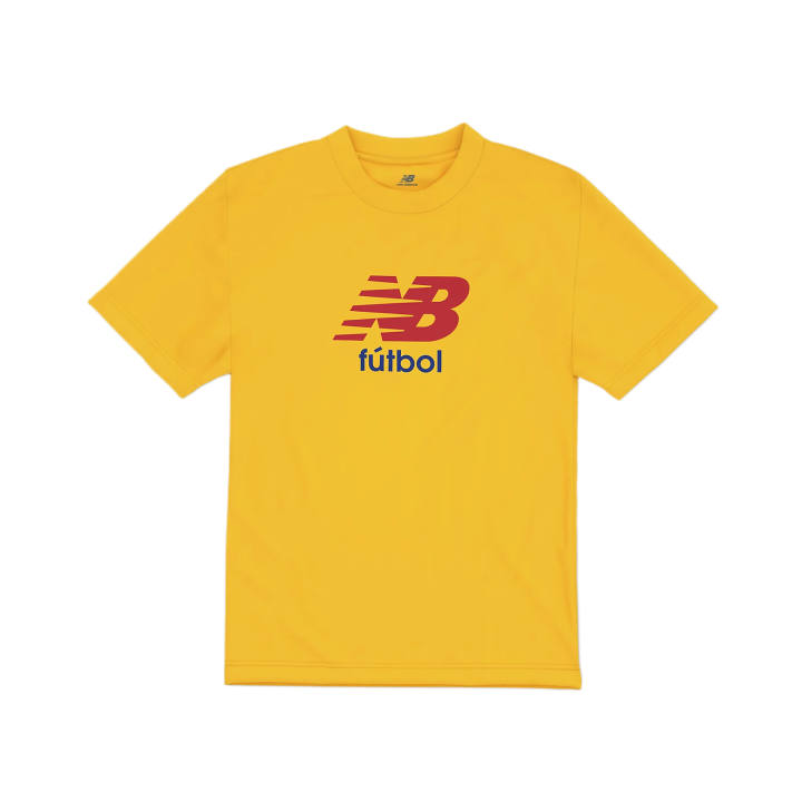 New Balance New Balance T Shirts Men's True Yellow Crew Neck Moderate