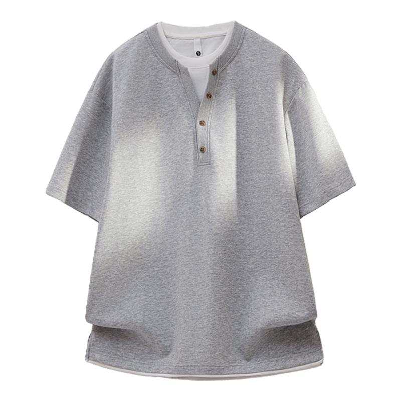 Sugarfunk Sugarfunk T Shirts Men's Henry Collar Moderate