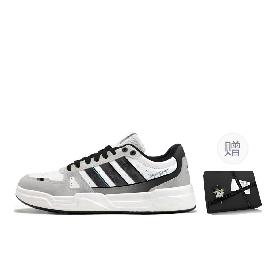 Adidas Adidas LITE BALLER Skateboard Shoes Men's Low Top White Black Colorway