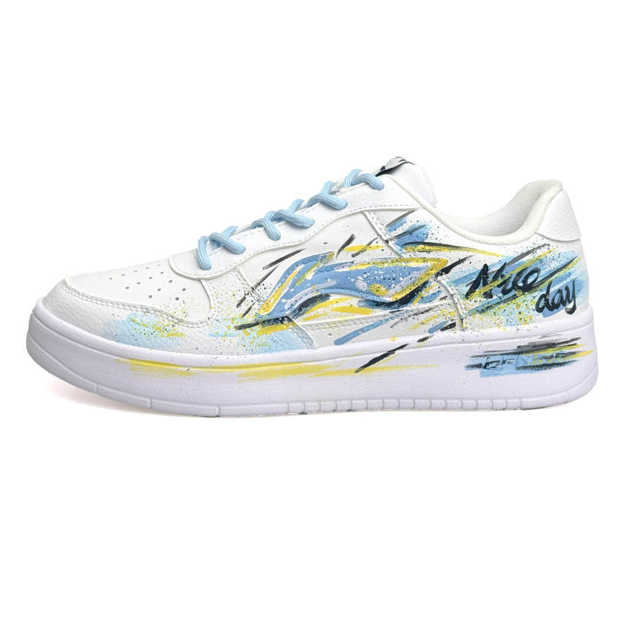 Li-Ning Li Ning Skateboard Shoes Unisex Low Top Yellow/White