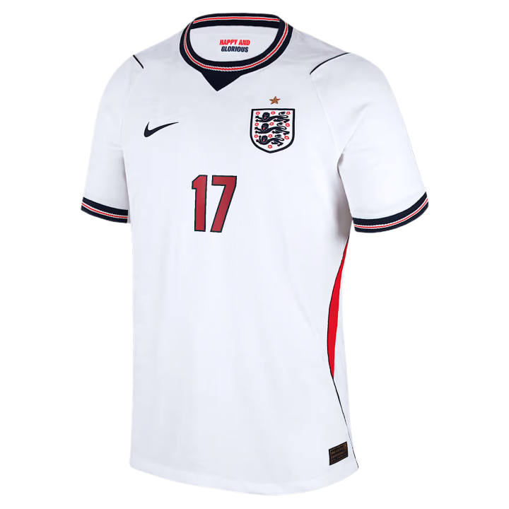 Nike Nike England National Team Soccer Jerseys Men's White Crew Neck Moderate