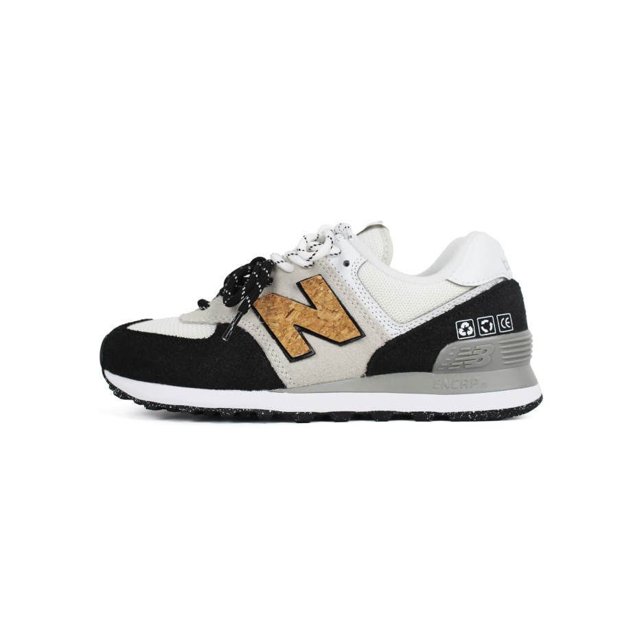 New Balance New Balance NB 574 Running Shoes Unisex Low Top White/Black/Brown