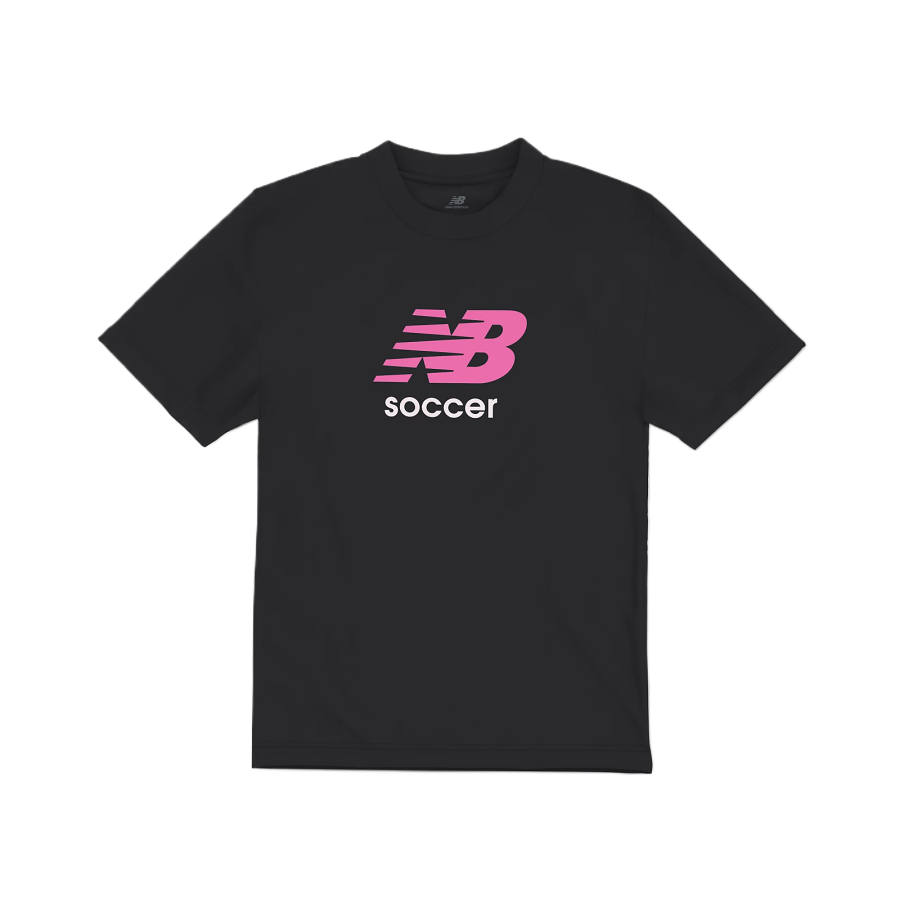New Balance New Balance T Shirts Men's Black Crew Neck Moderate
