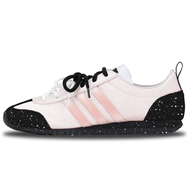 Adidas Adidas VS JOG 2.0 German Army Trainers Unisex Low Top Black/White/Pink