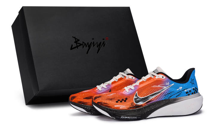 Nike Nike Pegasus 42 Running Shoes Men's Low Top Black/White/Orange/Blue
