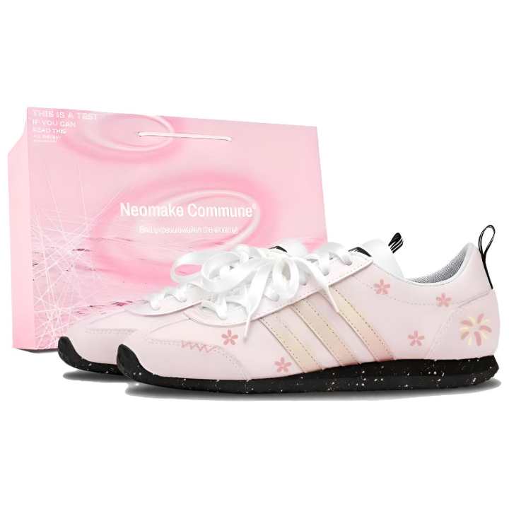 Adidas Adidas VS JOG 2.0 German Army Trainers Unisex Low Top Black/Yellow/Pink/Umber