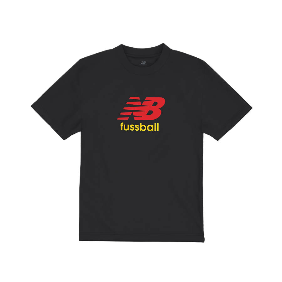 New Balance New Balance T Shirts Men's Black Crew Neck Moderate