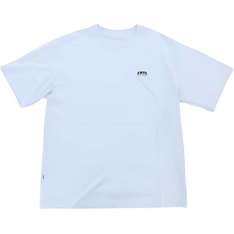 ANTA T Shirts Unisex Cool Blue Crew Neck Moderate Straight Fit