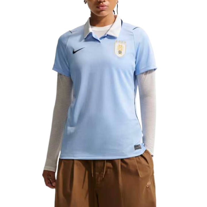 Nike Nike Uruguay National Team Soccer Jerseys Women's Royal Tone/Obsidian Lapel Moderate