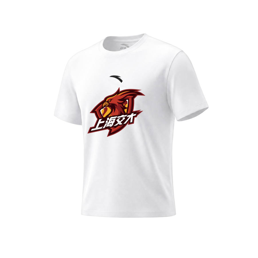 ANTA T Shirts Unisex White Crew Neck Moderate