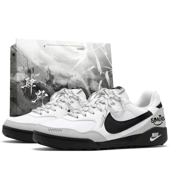 Nike Nike Terra Manta Casual Shoes Men's Low Top White Black Gray Colorway
