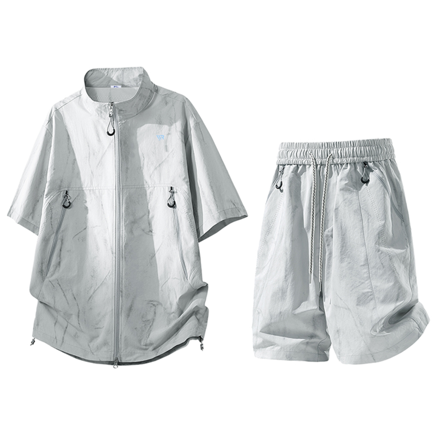 WARRIOR WARRIOR Casual Sportswear Unisex Stand Collar Thin