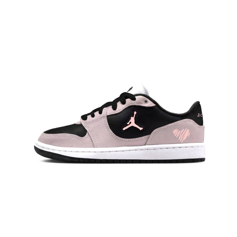 Jordan Jordan COURT CONNECT Basketball Shoes Women's Low Top Black Pink Multicolor