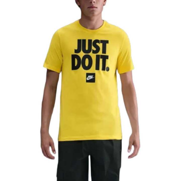 Nike Nike T Shirts Men's Yellow Crew Neck
