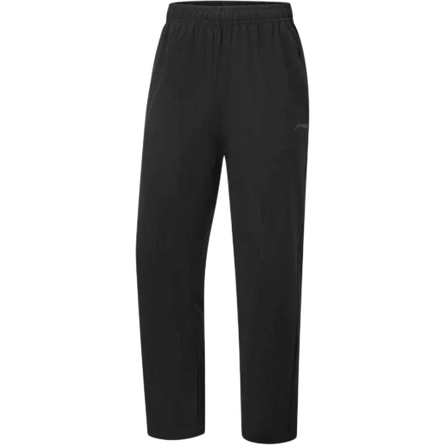 Li-Ning Li Ning Knitted Sweatpants Men's Black Moderate Straight Fit Pants