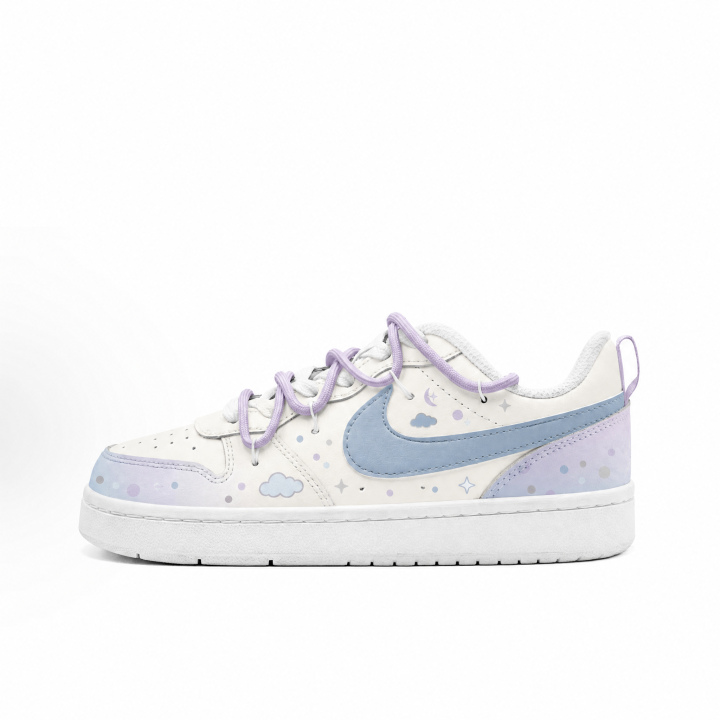 Nike Nike Court Borough Skateboard Shoes Unisex Low Top Purple