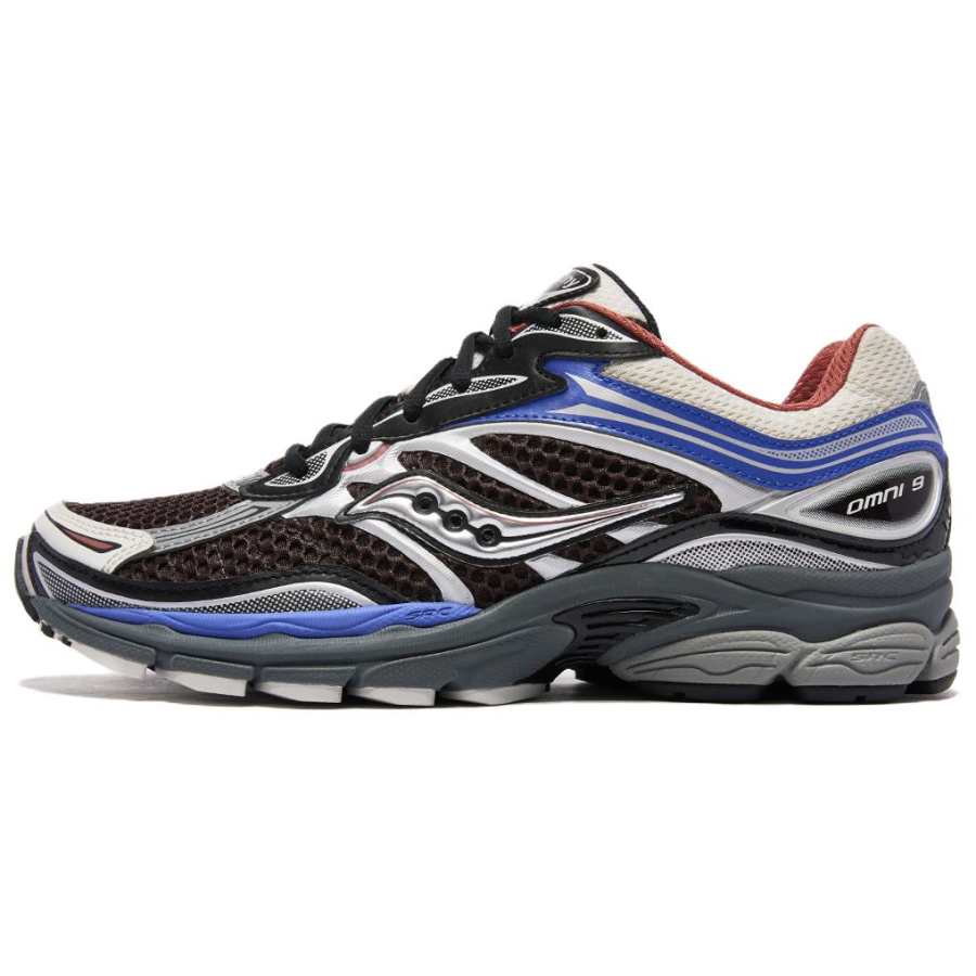 Saucony ProGrid Omni All In 9 Running Shoes Unisex Dazzling Color Silver