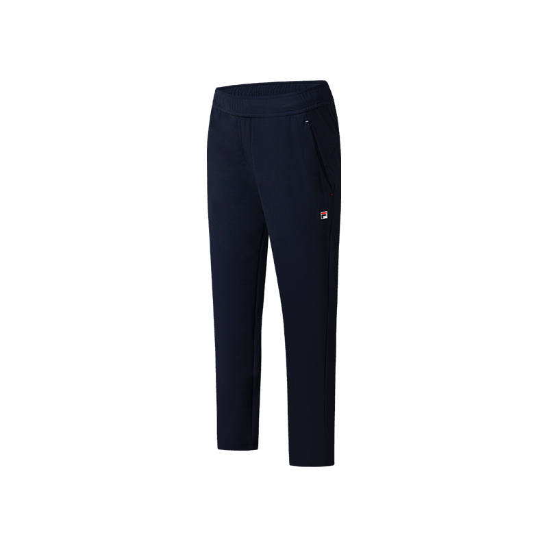 FILA Tennis Casual Pants Men's Smoke Blue Moderate Straight Fit Pants