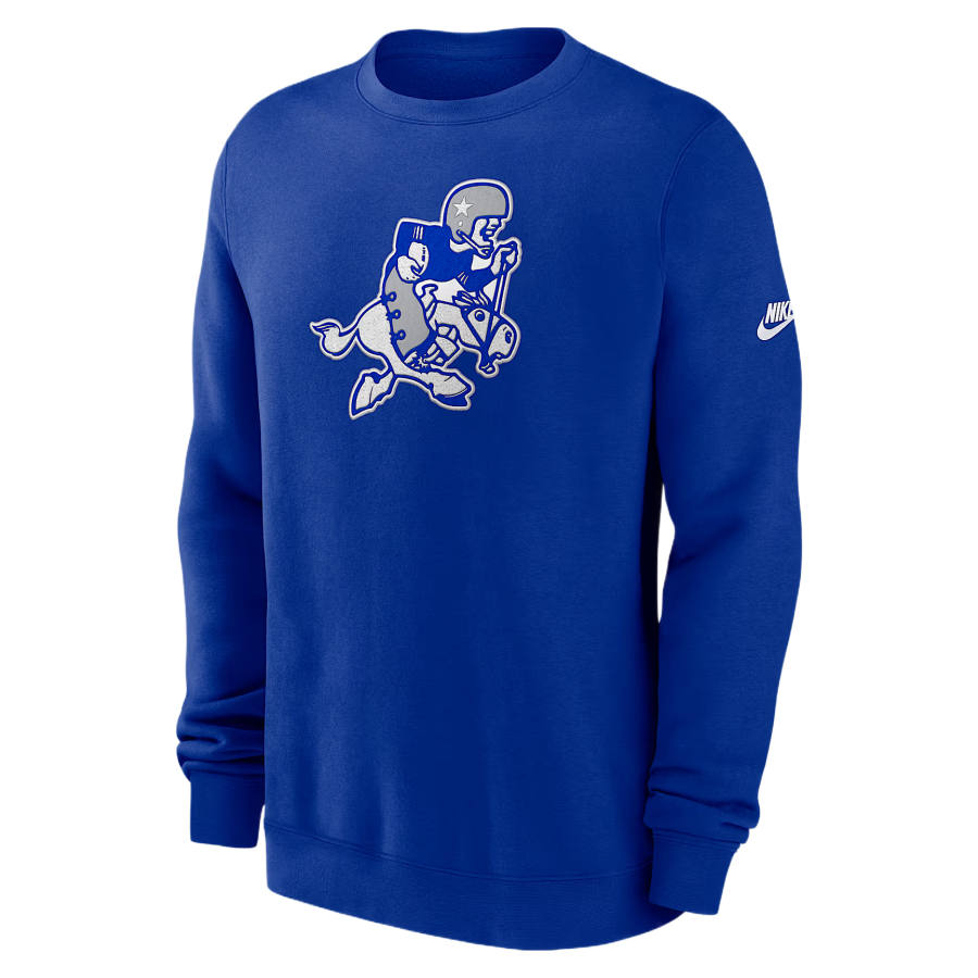 Nike Nike Sweatshirts Men's Royal Crew Neck Moderate Straight Fit