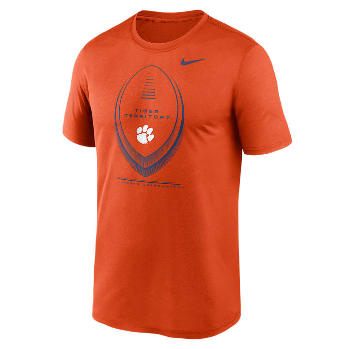 Nike Nike T Shirts Men's Orange Crew Neck Moderate