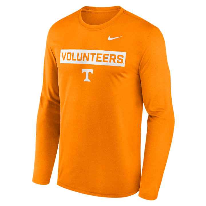 Nike Nike T Shirts Men's Orange Team Crew Neck Moderate