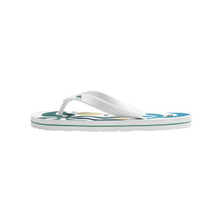 Quiksilver EVA Graffiti Slip Resistant Abrasion Resistant Flip Flops Unisex Camouflage White