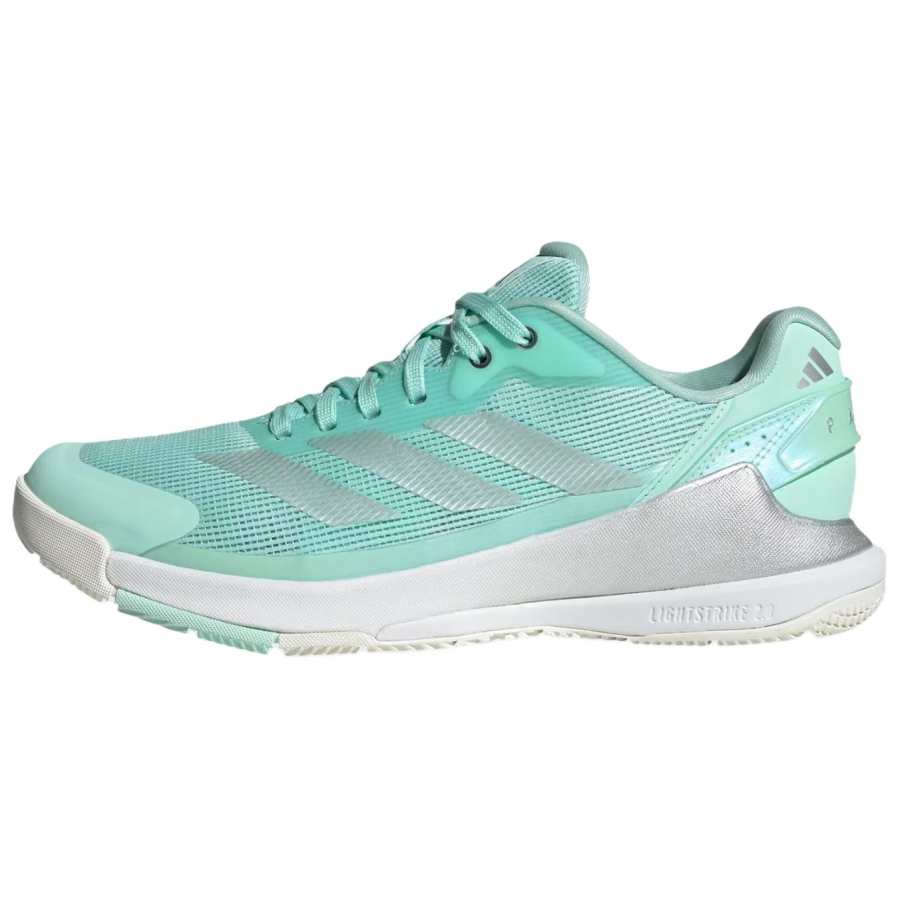 Adidas Adidas Crazyquick Lightstrike Padel Tennis Shoes Women's Low Top Mint Green/Silver