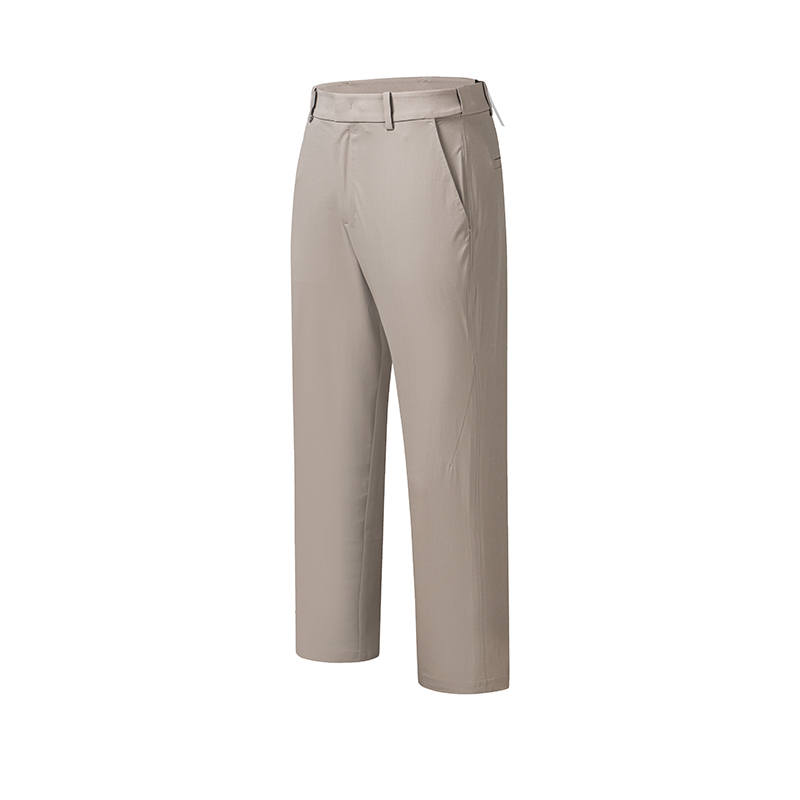 FILA Golf Casual Pants Men's Zongzi Leaves Brown Moderate Straight Fit Pants