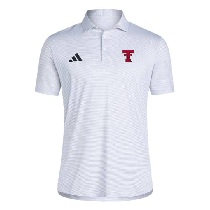 Adidas Adidas Ultimate365 Golf Clothing Men's White/Black Lapel Moderate