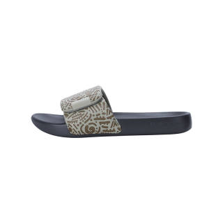 Quiksilver EVA Graffiti Abrasion Resistant Slip Resistant Slide Slippers Unisex Ink Black