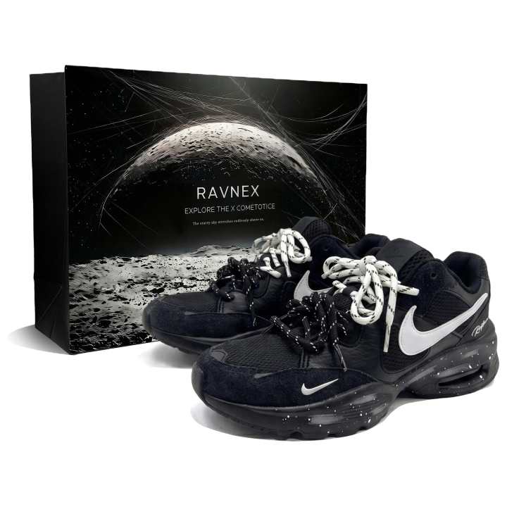 Nike Nike Air Max Fusion Running Shoes Men's Low Top Black & White