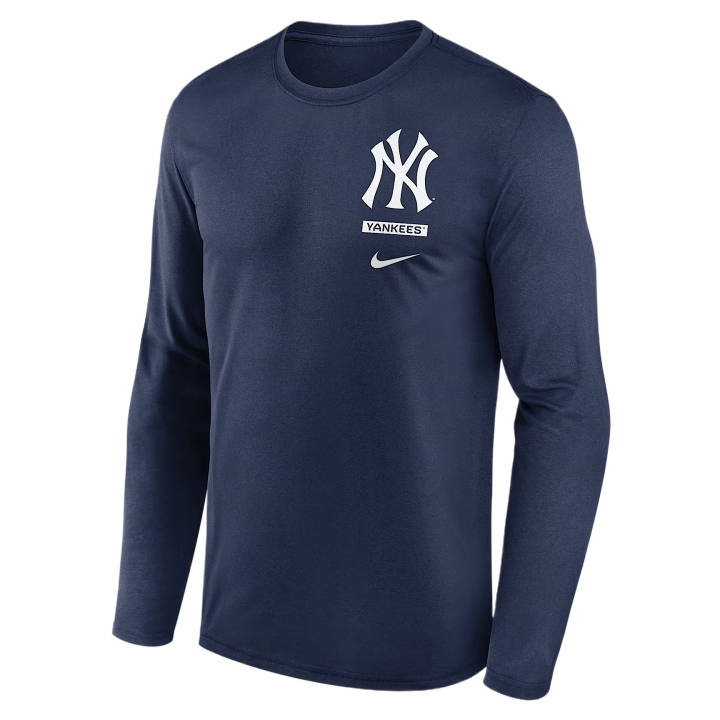 Nike Nike T Shirts Men's Marine Blue Crew Neck Moderate