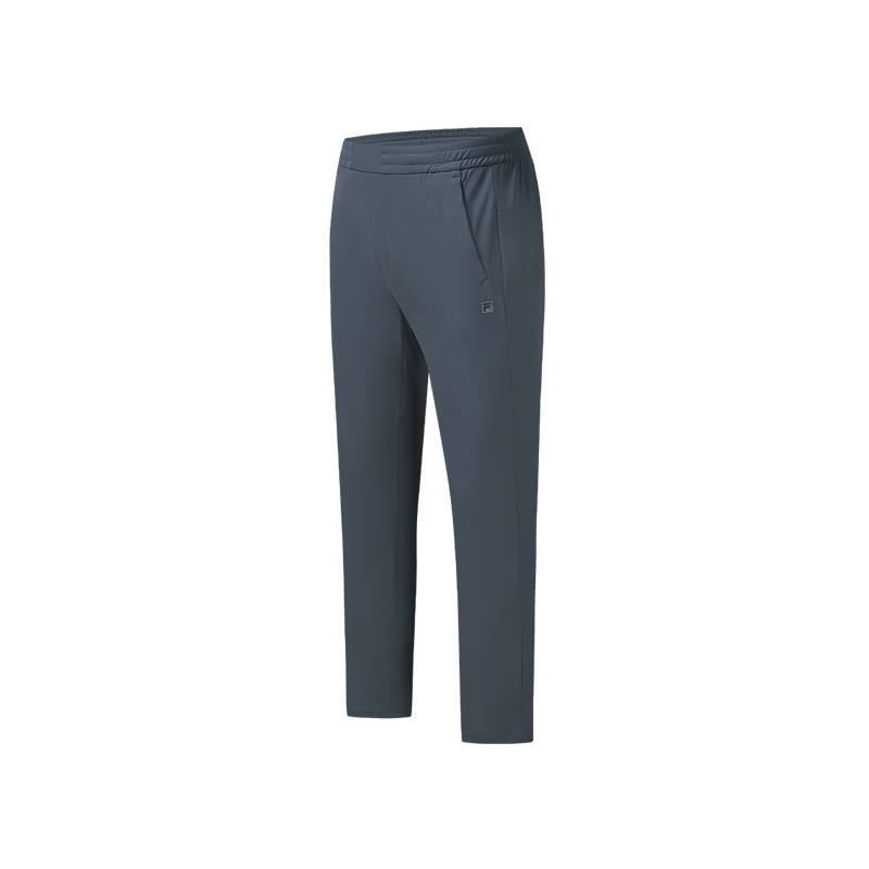 FILA Casual Pants Men's Phantom Night Gray Moderate Straight Fit Pants