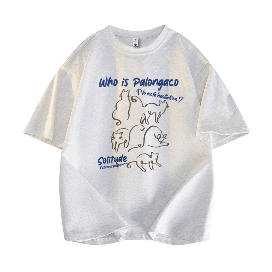 PAL ONGACO T Shirts Unisex Crew Neck Thin Straight Fit
