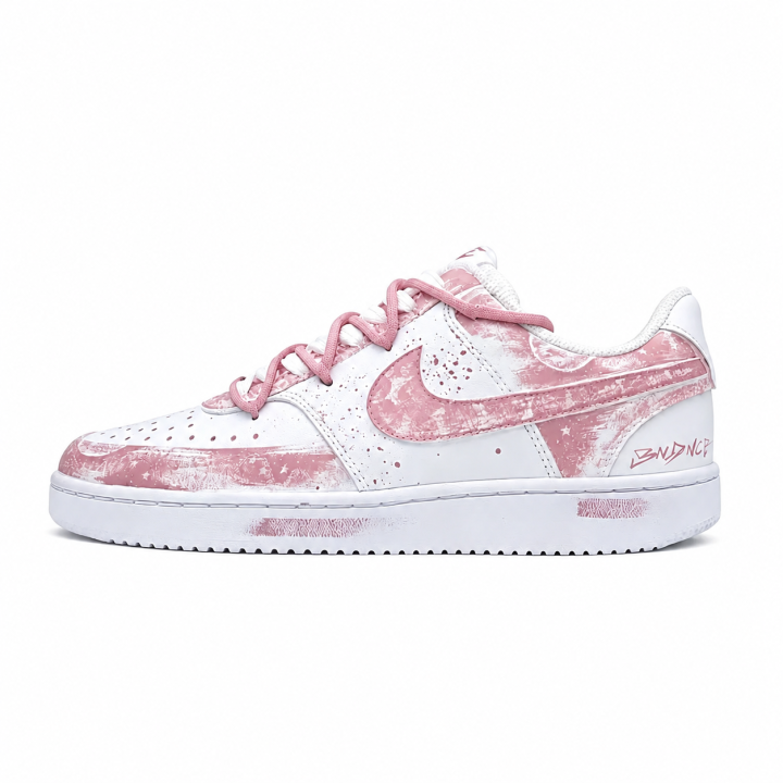 Nike Nike Court Vision 1 Skateboard Shoes Unisex Low Top Pink