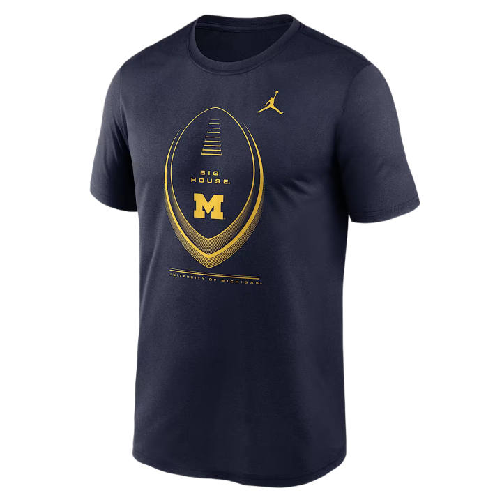 Nike Nike Soccer Jerseys Men's Marine Blue Crew Neck Moderate