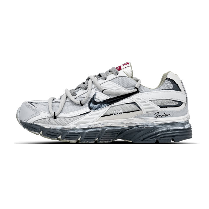 Nike Nike Initiator Running Shoes Unisex Low Top Black, White, Gray